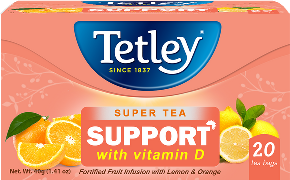 Tetley Super Tea Support with Vitamin D